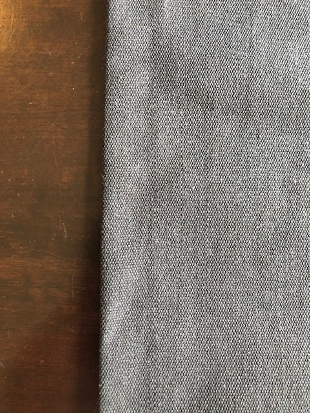 Black Organic Cotton Hemp Canvas Table/Bed Runner