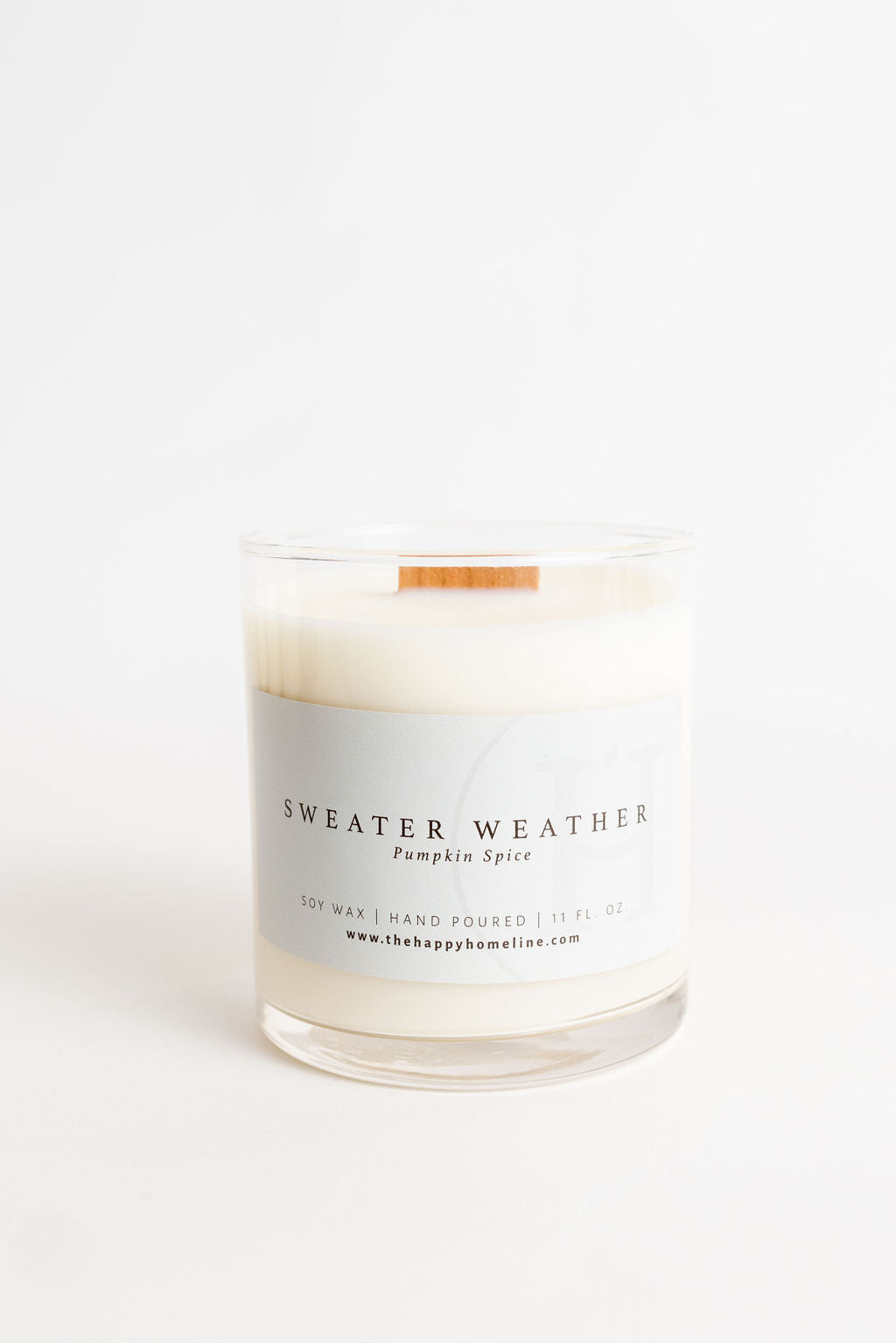 11 oz Sweater Weather Wood Wick Candle