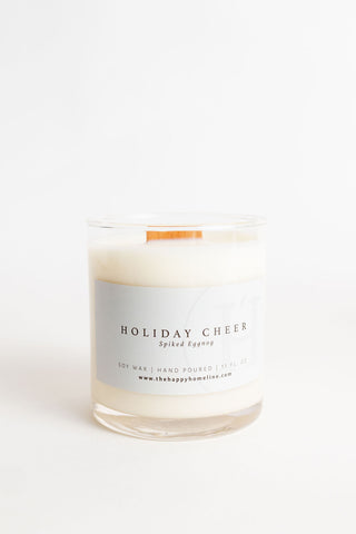 11 oz Holiday Cheer Wood Wick Candle