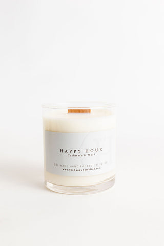 11 oz Happy Hour Wood Wick Candle