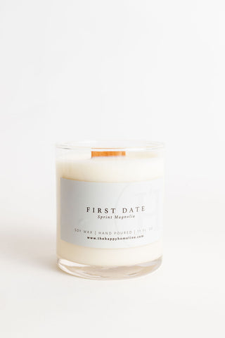 11 oz First Date Wood Wick Candle