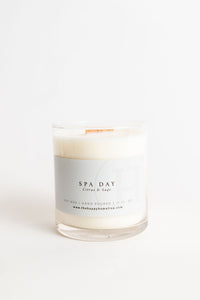 11 oz Spa Day Wood Wick Candle