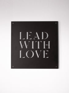 12" x 12" Lead with Love