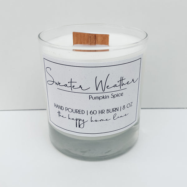 Sweater Weather Wood Wick Candle