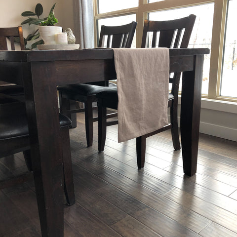 Driftwood Linen Table Runner