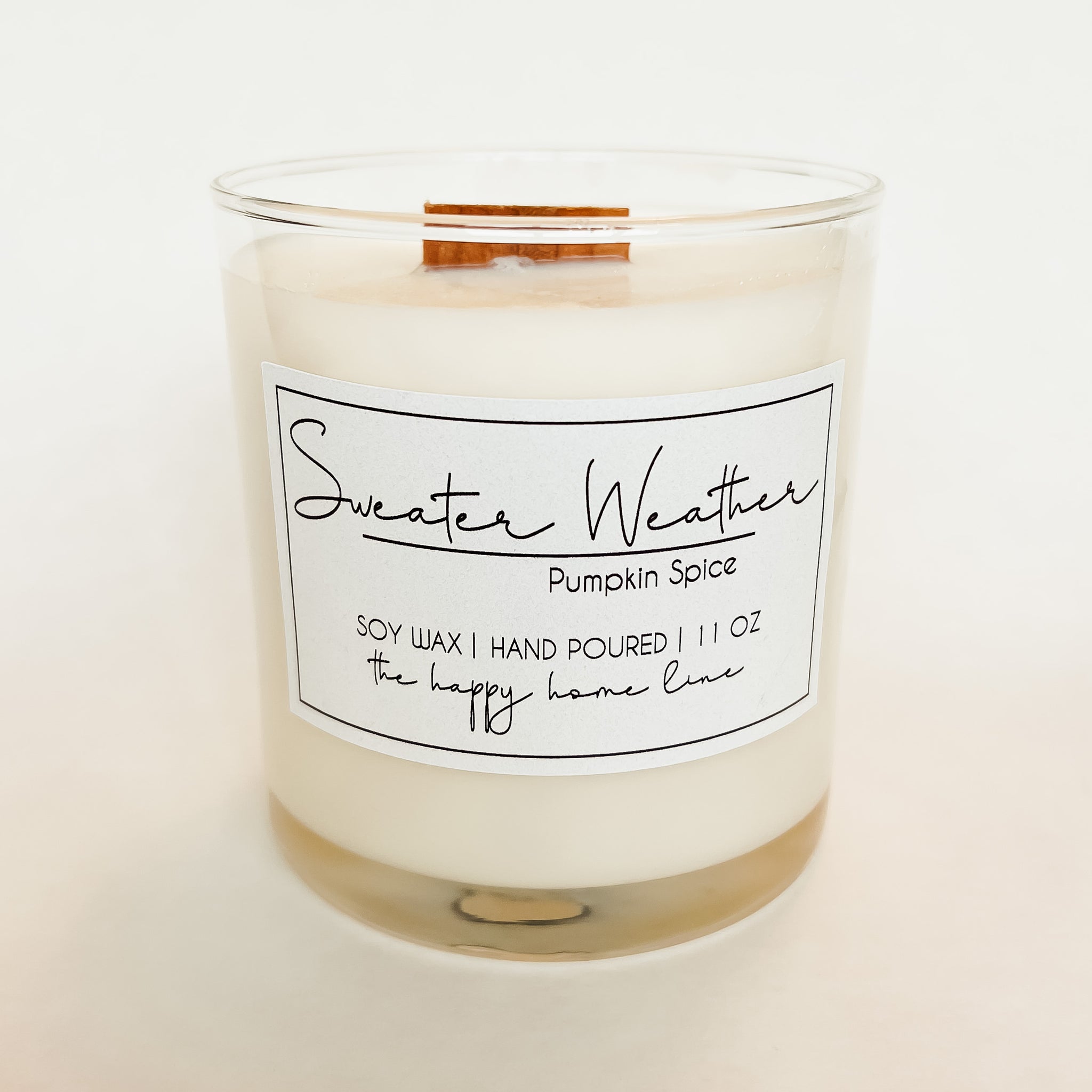 Sweater Weather Wood Wick Candle