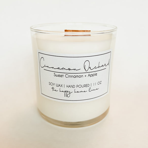 Cinnamon Orchard Wood Wick Candle