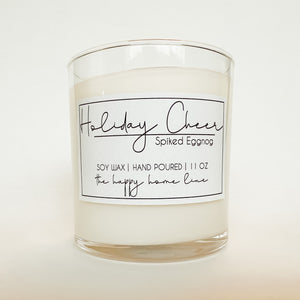 Holiday Cheer Wood Wick Candle